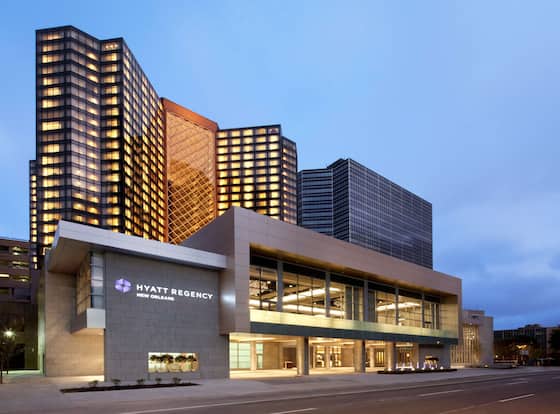 Hyatt Regency New Orleans is a family friendly hotel in New Orleans, Louisiana (LA)