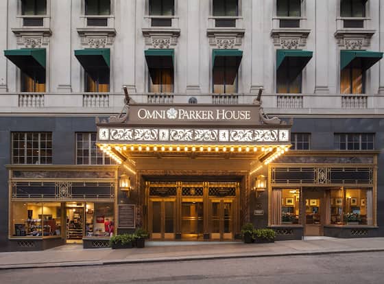 Omni Parker House  is a family friendly hotel in Boston, Massachusetts (MA)