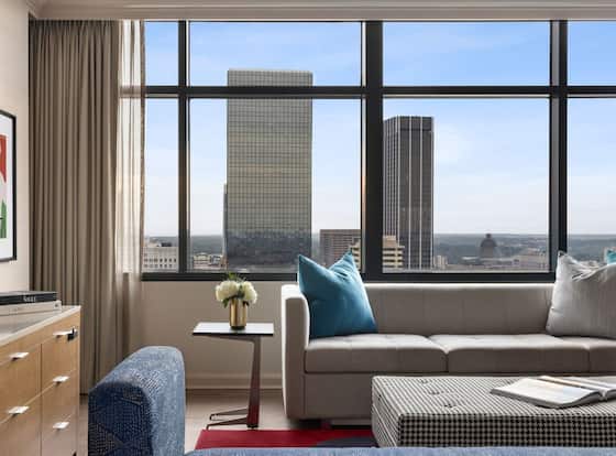 Omni Atlanta Hotel at Centennial Park is a family friendly hotel in Atlanta, Georgia (GA)