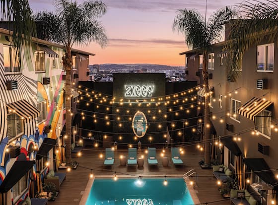 Hotel Ziggy Los Angeles is a family friendly hotel in West Hollywood, California (CA)