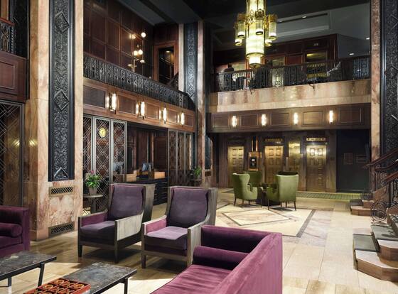Hotel Phillips Kansas City Curio Collection by Hilton is a family friendly hotel in Kansas City, Missouri (MO)