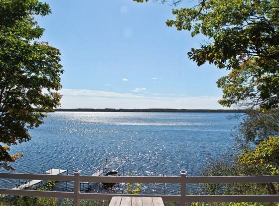 #2 - M Den 2 Bedroom Cabin by RedAwning is a family friendly hotel in Carp Lake, Michigan (MI)