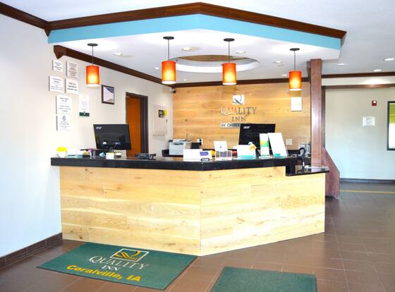 Quality Inn Coralville - Iowa River Landing is a family friendly hotel in Coralville, Iowa (IA)