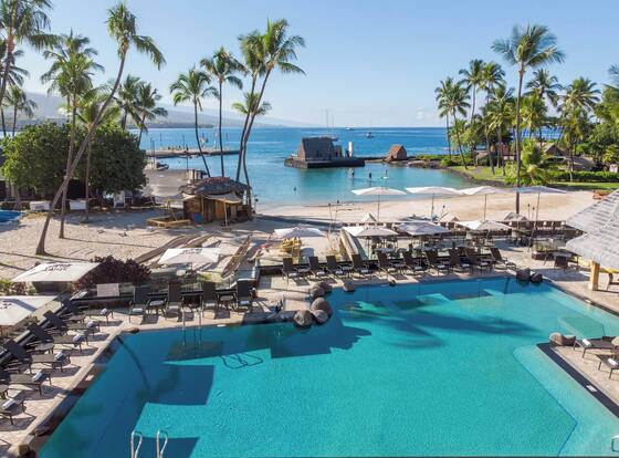 Courtyard by Marriott King Kamehameha's Kona Beach Hotel is a family friendly hotel in Kahaluu-Keauhou, Hawaii (HI)