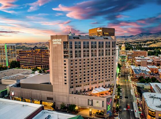 The Grove Hotel is a family friendly hotel in Boise, Idaho (ID)