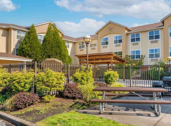 Extended Stay America Suites Portland Hillsboro is a family friendly hotel in Hillsboro, Oregon (OR)
