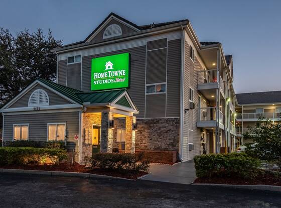 HomeTowne Studios by Red Roof Orlando South is a family friendly hotel in Hunters Creek, Florida (FL)
