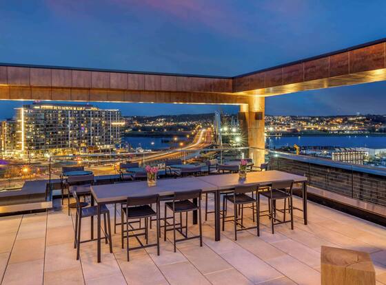Cambria Hotel Washington D.C. Navy Yard Riverfront is a family friendly hotel in Washington, District of Columbia (DC)