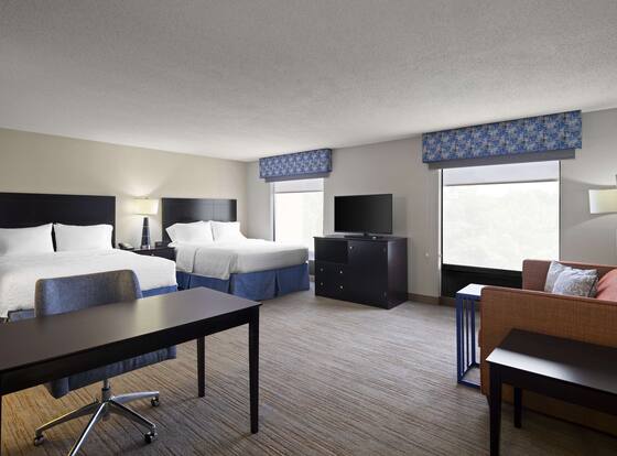 Hampton Inn & Suites Arundel Mills/Baltimore is a family friendly hotel in Severn, Maryland (MD)