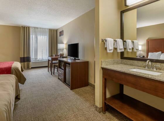 Comfort Inn Walcott near Davenport is a family friendly hotel in Walcott, Iowa (IA)