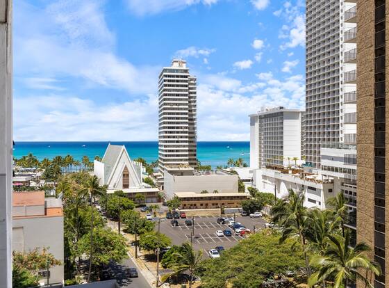 Deluxe Ocean and City View Waikiki Banyan Condo, Free Parking & Wi-Fi by Koko Resort Vacation Rentals is a family friendly hotel in Honolulu, Hawaii (HI)