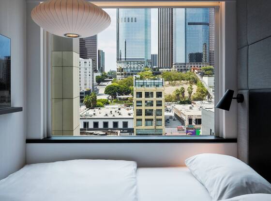 citizenM Los Angeles Downtown is a family friendly hotel in Los Angeles, California (CA)