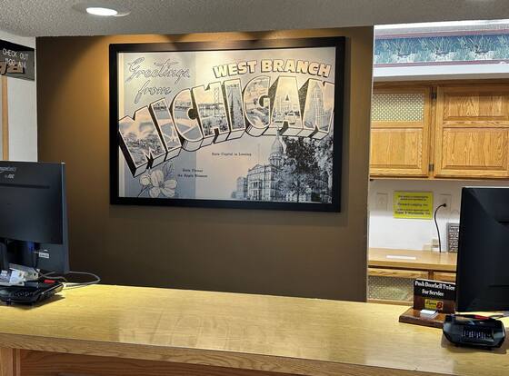 Super 8 by Wyndham West Branch is a family friendly hotel in West Branch, Michigan (MI)
