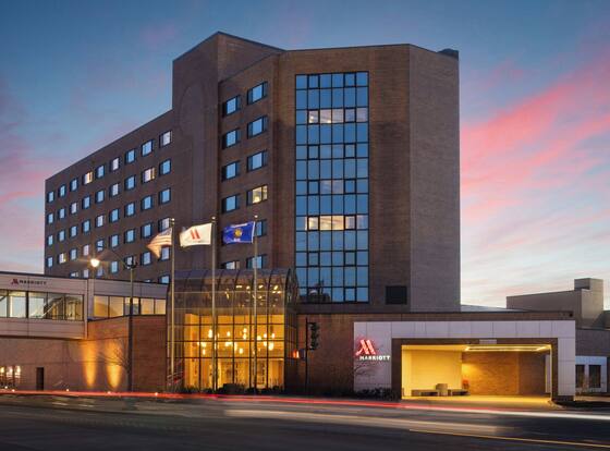Oshkosh Marriott Waterfront Hotel & Convention Center is a family friendly hotel in Oshkosh, Wisconsin (WI)