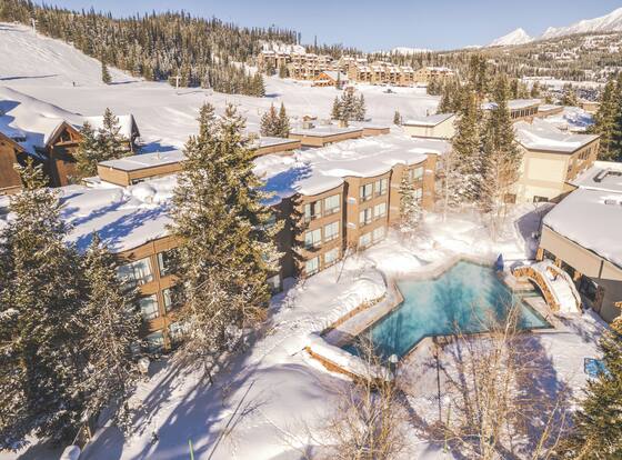 Huntley Lodge at Big Sky Resort is a family friendly hotel in Big Sky, Montana (MT)