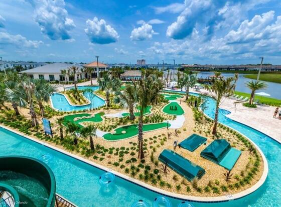 4 Bed Storey Lake Resort With Lazy River 4 Bedroom Townhouse by RedAwning is a family friendly hotel in Kissimmee, Florida (FL)