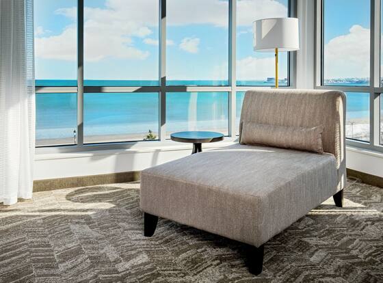 SpringHill Suites by Marriott Boston Logan Airport Revere Beach is a family friendly hotel in Revere, Massachusetts (MA)