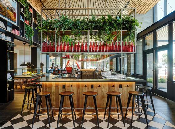 citizenM Seattle Pioneer Square is a family friendly hotel in Seattle, Washington (WA)