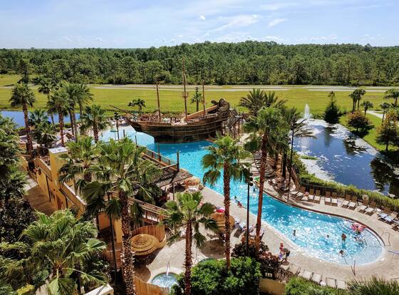 Lake Buena Vista Resort Village & Spa is a family friendly hotel in Williamsburg, Florida (FL)