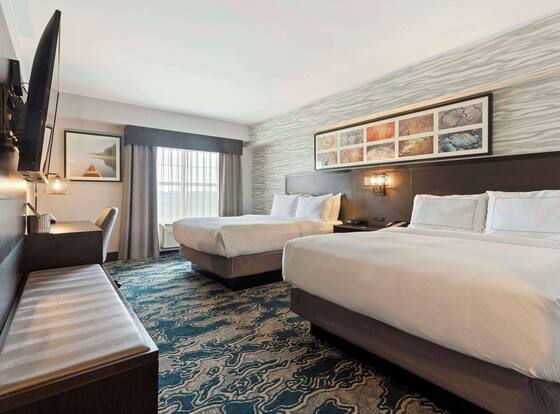 DoubleTree by Hilton Front Royal Blue Ridge Shadows is a family friendly hotel in Front Royal, Virginia (VA)