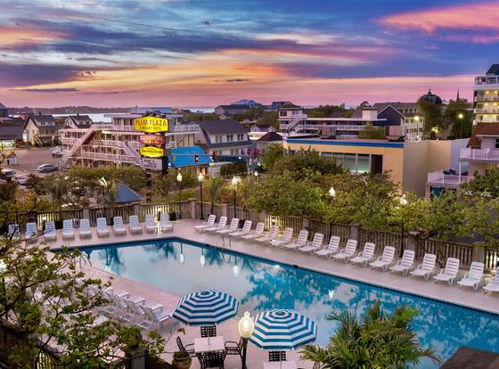 Plim Plaza Hotel is a family friendly hotel in Ocean City, Maryland (MD)