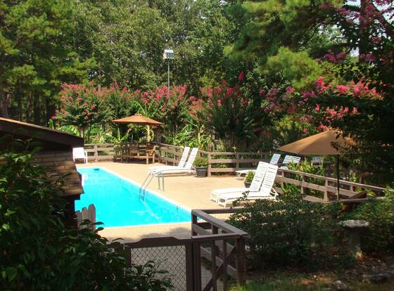 Mountain Harbor Queen Guest Room on Lake Ouachita by RedAwning is a family friendly hotel in Mount Ida, Arkansas (AR)
