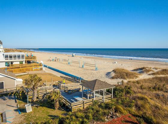 Suncatcher 4 Bedroom Home by RedAwning is a family friendly hotel in Atlantic Beach, North Carolina (NC)