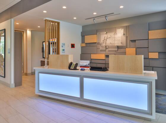Holiday Inn Express & Suites Omaha Airport by IHG is a family friendly hotel in Carter Lake, Iowa (IA)