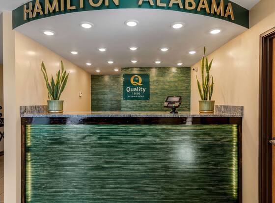 Quality Inn is a family friendly hotel in Hamilton, Alabama (AL)