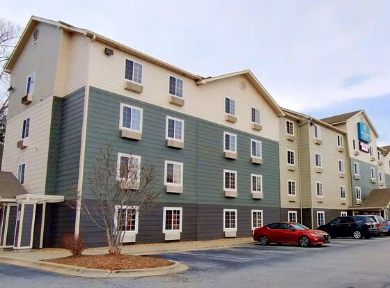 WoodSpring Suites Asheville - Biltmore West is a family friendly hotel in Asheville, North Carolina (NC)