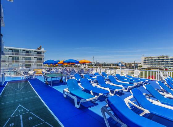 The Crusader Oceanfront Family Resort is a family friendly hotel in Wildwood Crest, New Jersey (NJ)