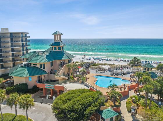 Luau Resort by Panhandle Getaways is a family friendly hotel in Miramar Beach, Florida (FL)